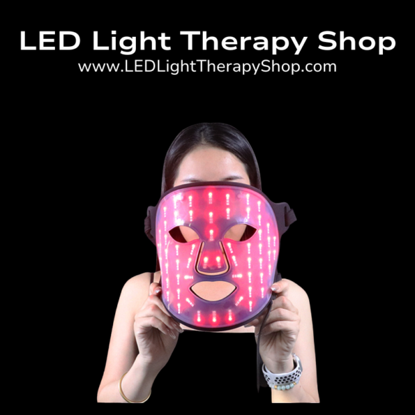 LED light therapy mask with red (630nm), blue (460nm), yellow (590nm), and infrared (850nm) light. Designed for skin rejuvenation, acne reduction, collagen production, and improved circulation. Features adjustable light intensity, independent infrared lamp control, and a customisable timer for targeted light therapy