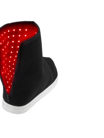 Red Light Therapy Boot Plantar Fasciitis, foot pain, Neuropathy Relief FDA red 660nm near infrared nir 850nm size uk 9.5 black rechargeable battery pulse 10Hz
