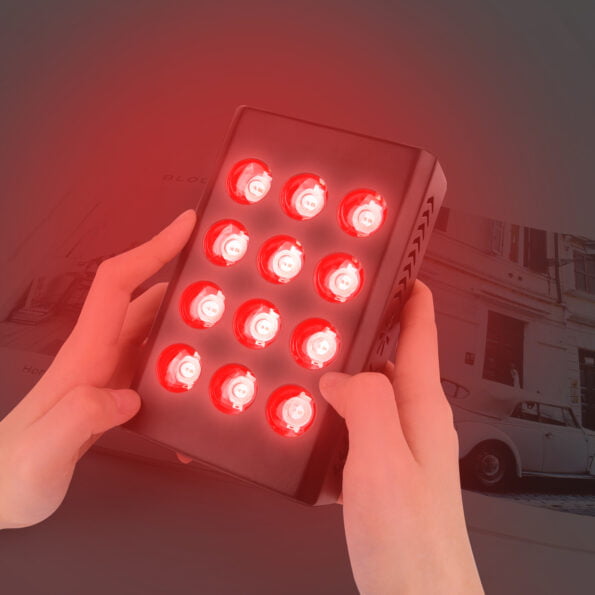 LEDLightTherapyShop.com handheld light therapy benefits red 660n near infrared 850nm rechargeable battery type c