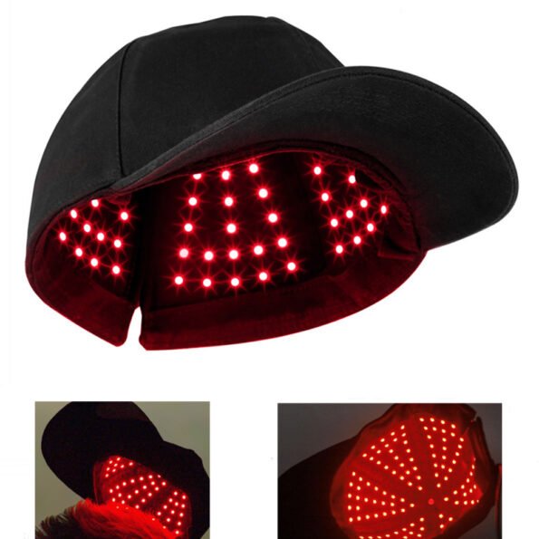 FDA Cleared I x450 LEDs Unisex Baseball Style Cap Red and Near-Infrared Light, 3 Wavelengths, Pulse, Dimming and Timer