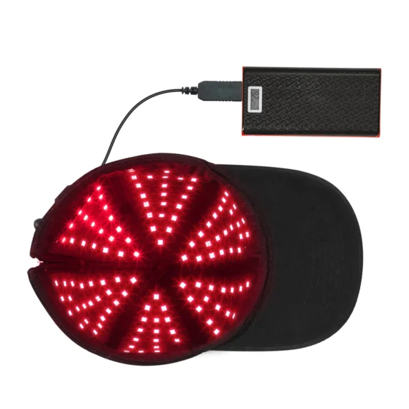 FDA Cleared I x450 LEDs Unisex Baseball Style Cap Red and Near-Infrared Light, 3 Wavelengths, Pulse, Dimming and Timer