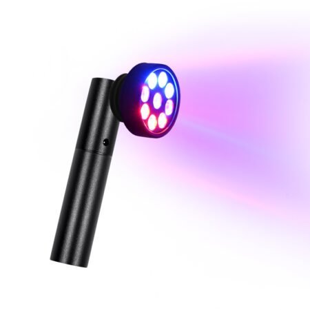 LEDLightTherapyShop.com LED blue 460nm red 630nm and NIR 850nm battery powered handheld face device (7)