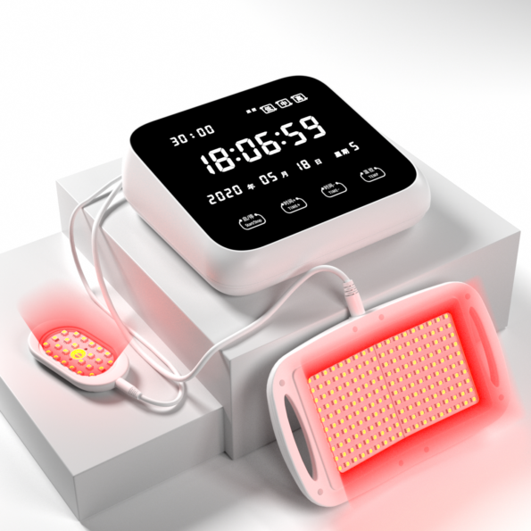 White Prostate Portable Red Light Therapy Device. x1 Wavelength, Temperature Setting and Timer