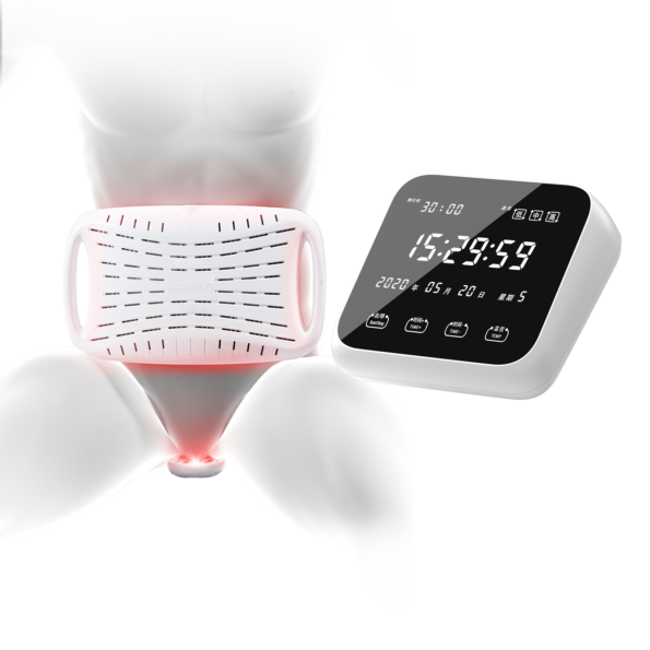 White Prostate Portable Red Light Therapy Device. x1 Wavelength, Temperature Setting and Timer