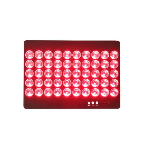 LEDLightTherapyShop.com handheld or stand light therapy benefits red 660n near infrared 850nm profile with measurements