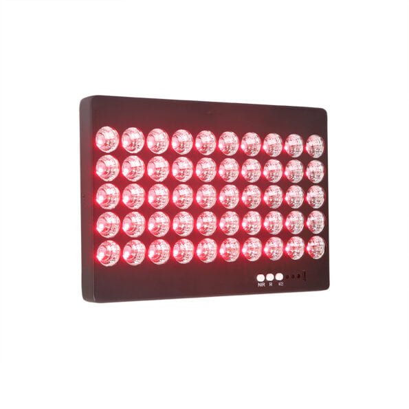 LEDLightTherapyShop.com handheld or stand light therapy benefits red 660n near infrared 850nm profile with measurements
