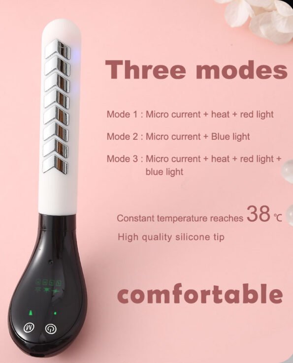 Vagina Rejuvenation and Recovery Wand. x2 Wavelengths, Red and Blue Light Therapy, Touch-Screen, Micro-Current/Pulse and Timer