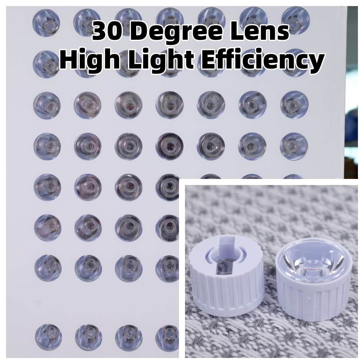 x5 Spectrum Half Full Body LLLT Panel Red (5) x5 Spectrum white Half Full Body panel showing leds and rubber feet LLLT Panel Red nir 180 leds