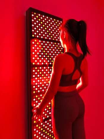 Full Body Red Light Therapy Panel x960 LEDs Touchscreen Remote 595 630 660 810 850 TENs pulse 1-2000Hz remote control touchscreen preset treatment mode