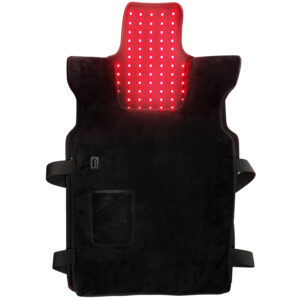 FDA Wearable red and near-infrared light therapy vest with 753 LEDs for targeted torso chest head, and neck treatment www.LEDLightTherapySHop.com