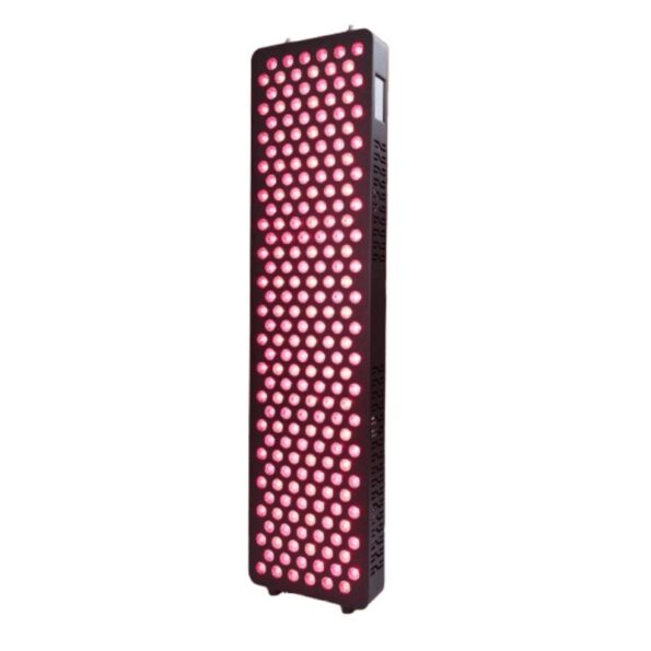 Black Full-body red 630 650 660 670 near-infrared 810 830 850 1060 light therapy panel with adjustable settings Bluetooth control eight targeted wavelengths for skin rejuvenation pain relief fat loss