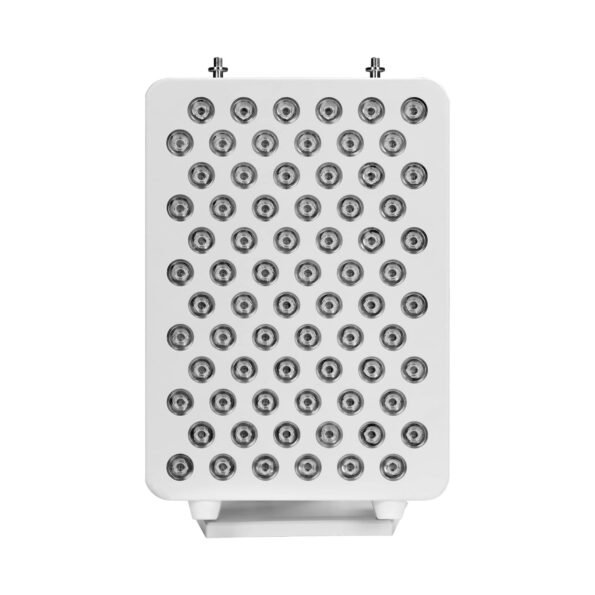 Table-Top red and near-infrared light therapy panel with adjustable settings, Bluetooth control, and eight targeted wavelengths for skin rejuvenation, pain relief, and fat loss.