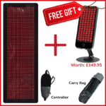 FDA - Full-Body Red & Near-Infrared Light Therapy Mat + FDA Travel Panel (Free Gift)