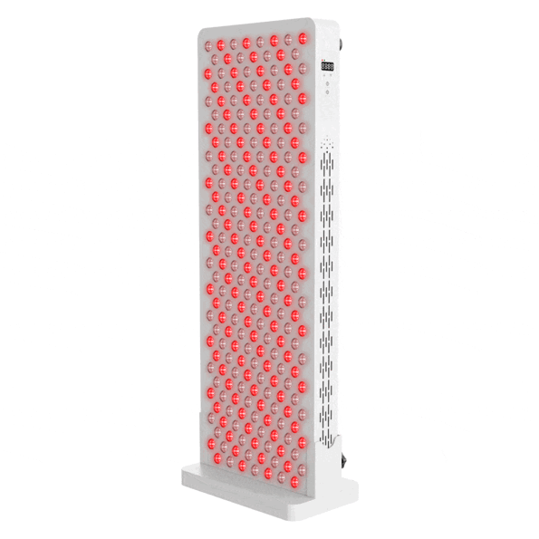 www.LEDLightTherapyShop.com half-body panel stand lllt red 660 NIR 850 red light therapy keypad operation (1 (3)