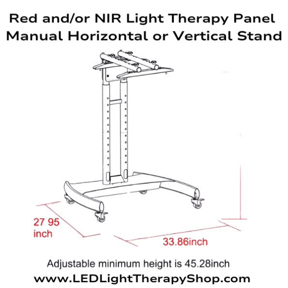 Manual-Horizontal-or-Vertical-Wheeled-Stand-Light-Therapy-Large-Panels LED Light Therapy Shop