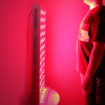 Red Light Therapy Curved HALF-BODY Panel I FDA Pain Relief & Skin Health x5 wavelength RED 630nm 660nm NIR 810nm 830n 850nm pulse 10hx 20hz 30hz 40h timer remote controller