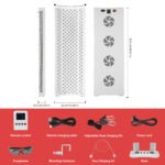 Red Light Therapy Curved HALF-BODY Panel I FDA Pain Relief & Skin Health x5 wavelength RED 630nm 660nm NIR 810nm 830n 850nm pulse 10hx 20hz 30hz 40h timer remote controller