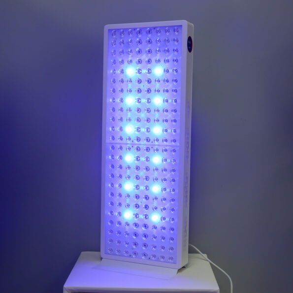 Red-Near-Infrared-NIR-Blue Light Therapy Panel Blue 450 Red 660 NIR 850 touchscreen and remote control www.LEDLightTherapyShop.com