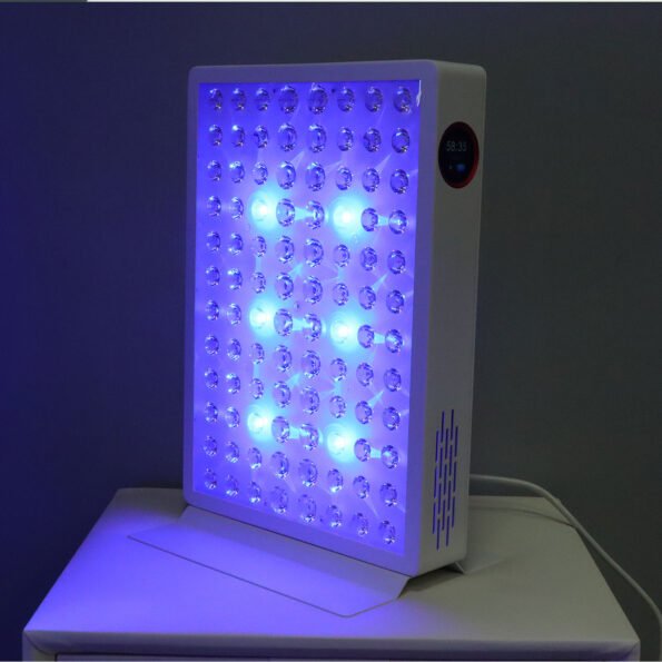 Red-Near-Infrared-NIR-Blue Light Therapy Panel Blue 450 Red 660 NIR 850 touchscreen and remote control www.LEDLightTherapyShop.com