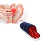 Red and NIR Light Therapy  Navy Blue Slip-On Slipper – FDA-medical class II-Certified light therapy benefits red 660n near infrared 850nm size 9.5UK