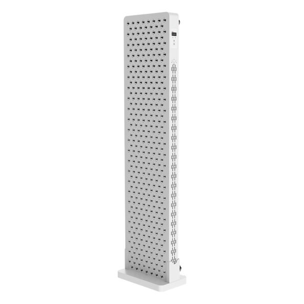 www.LEDLightTherapyShop.com FULL-body panel stand lllt red 660 NIR 850 red light therapy keypad operation