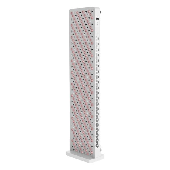 www.LEDLightTherapyShop.com FULL-body panel stand lllt red 660 NIR 850 red light therapy keypad operation