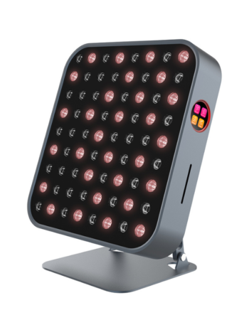 table top www.LEDLightTherapyShop.com exclusive spanish and english remote control touchscreen 6 smart modes presets multi coloured light therapy panel blue 450 green 528 red 630 and 660 near-infrared 810n 830nm 850nm panel Household