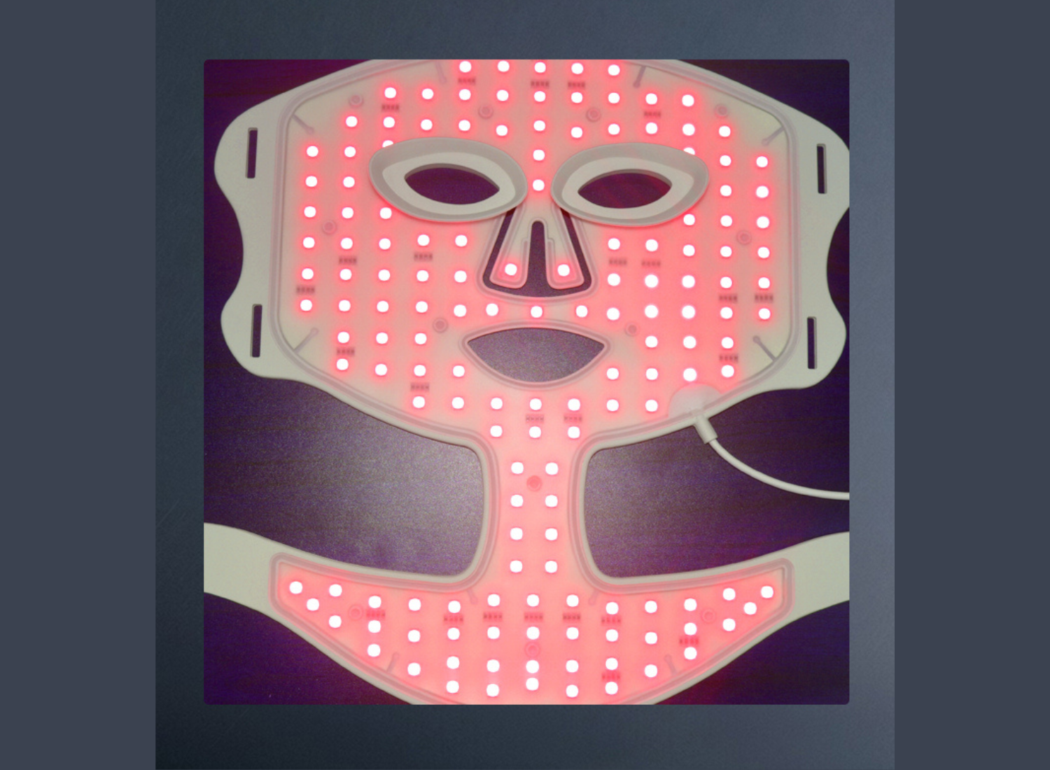 white led light therapy mask in red 630 treatment mode image for bog Why Choose an FDA 510k-Cleared LED Light Mask