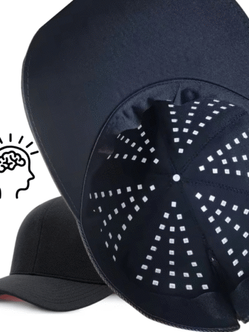 black Cognitive Enhancement Brain Repair x150-810nm and x150-1070nm near infrared hat cap 300 leds pulse 10hz 40hz and brightness dimming l1-l3