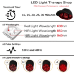 Brain Optimisation Red 630 NIR 850 + 940 Light Therapy Cap Hat (1)