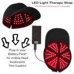 Brain Optimisation Red 630 NIR 850 + 940 Light Therapy Cap Hat (1)