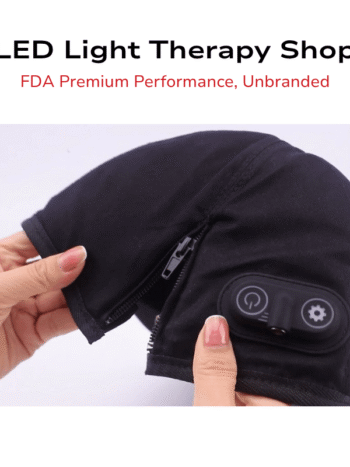 black Cognitive Enhancement Brain Repair x150-810nm and x150-1070nm near infrared hat cap 300 leds