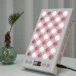 FDA panel 40 leds inc Pulse 1hz 10HZ 145HZ 556HZ Light Intensity 25 50 75 100 I Red 660 Near-Infrared 850 Light Therapy 40 LEDs