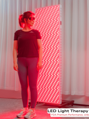 FDA 610 630 660 810 830 850 940 1060 Advanced Red NIR Light Therapy full-body Panel 1155 LEDs TENs EMS preset treatment modes 8 wavelengths