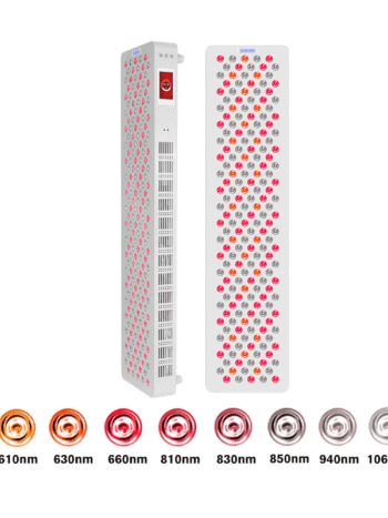 FDA 610 630 660 810 830 850 940 1060 Advanced Red NIR Light Therapy half body Panel 200 LEDs TENs EMS preset treatment modes 8 wavelengths