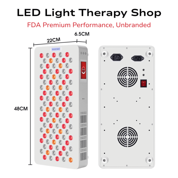 FDA 610 630 660 810 830 850 940 1060 Advanced Red & NIR Light Therapy half-body panel