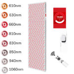 FDA 610 630 660 810 830 850 940 1060 Advanced Red NIR Light Therapy full-body Panel 1155 LEDs TENs EMS preset treatment modes 8 wavelengths