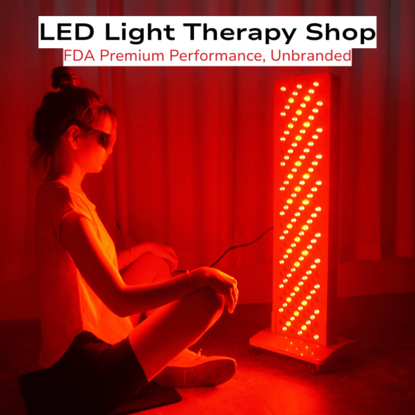 FDA 610 630 660 810 830 850 940 1060 Advanced Red NIR Light Therapy half body Panel 200 LEDs TENs EMS preset treatment modes 8 wavelengths