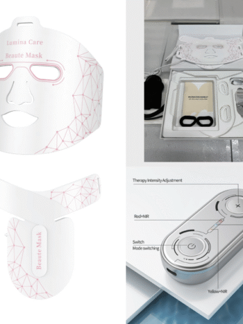 LED Face Neck decolletage 510k Mask Red 630nm Blue 460nm Yellow 590nm NIR