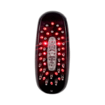 Ultimate Red 620 Blue 465 Near-Infrared 850 LED Hair Regrowth Brush EMS ION Vibration Scalp-and hair treatment Backed by Science