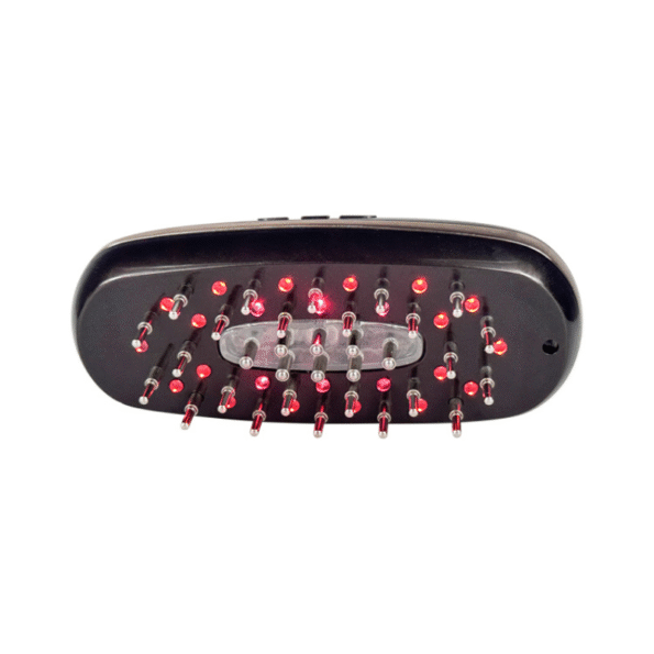 Ultimate Red 620 Blue 465 Near-Infrared 850 LED Hair Regrowth Brush EMS ION Vibration Scalp-and hair treatment Backed by Science