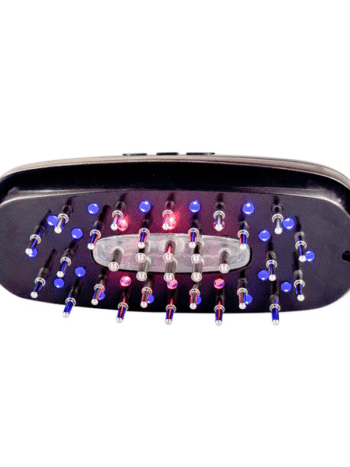 Ultimate Red 620 Blue 465 Near-Infrared 850 LED Hair Regrowth Brush EMS ION Vibration Scalp-and hair treatment Backed by Science