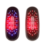 Ultimate Red 620 Blue 465 Near-Infrared 850 LED Hair Regrowth Brush EMS ION Vibration Scalp-and hair treatment Backed by Science