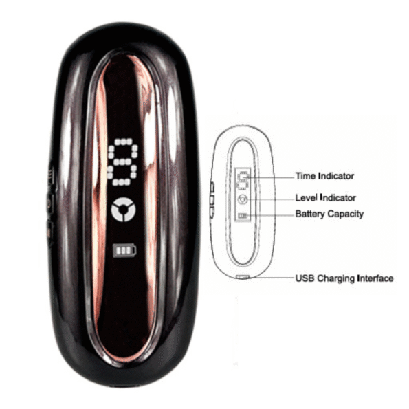 Ultimate Red 620 Blue 465 Near-Infrared 850 LED Hair Regrowth Brush EMS ION Vibration Scalp-and hair treatment Backed by Science