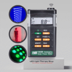 TES 1333R I LED Light Therapy Irradiance Tester + Date Logging