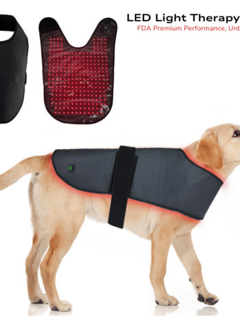Red Light Therapy Dog Coat L-XL Livestock Professional Animal Recovery Cape RED 600 NIR 850 natural healing recovery relief