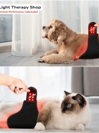 Red Light Therapy Hip Wrap universal Animal Red Light Therapy Wrap Cats Dogs Livestock Heal Pain Wounds red 660 near infrared 850 pulse frequency 10hz