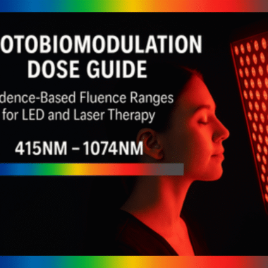 Photobiomodulation Dose Guide: Evidence-Based Fluence Ranges for LED and Laser Therapy