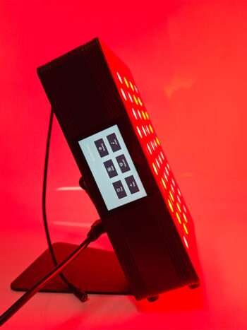 Table Top Red Light Therapy Panel x80 LEDs 595 630 660 810 850 TENs pulse touchscreen adjustable yellow red near infrared