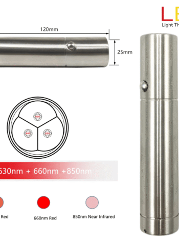 rechargeable red light therapy torch